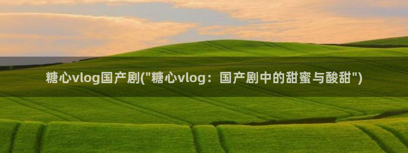 谁有糖心vlog会员