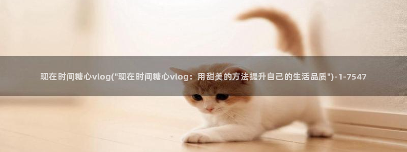 糖心vlog小山：现在时间糖心vlog(\